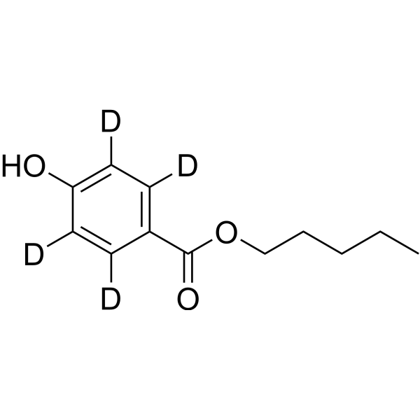 Pentyl 4-hydroxybenzoate-d4 (Amylparaben-d4) 1219798-66-9